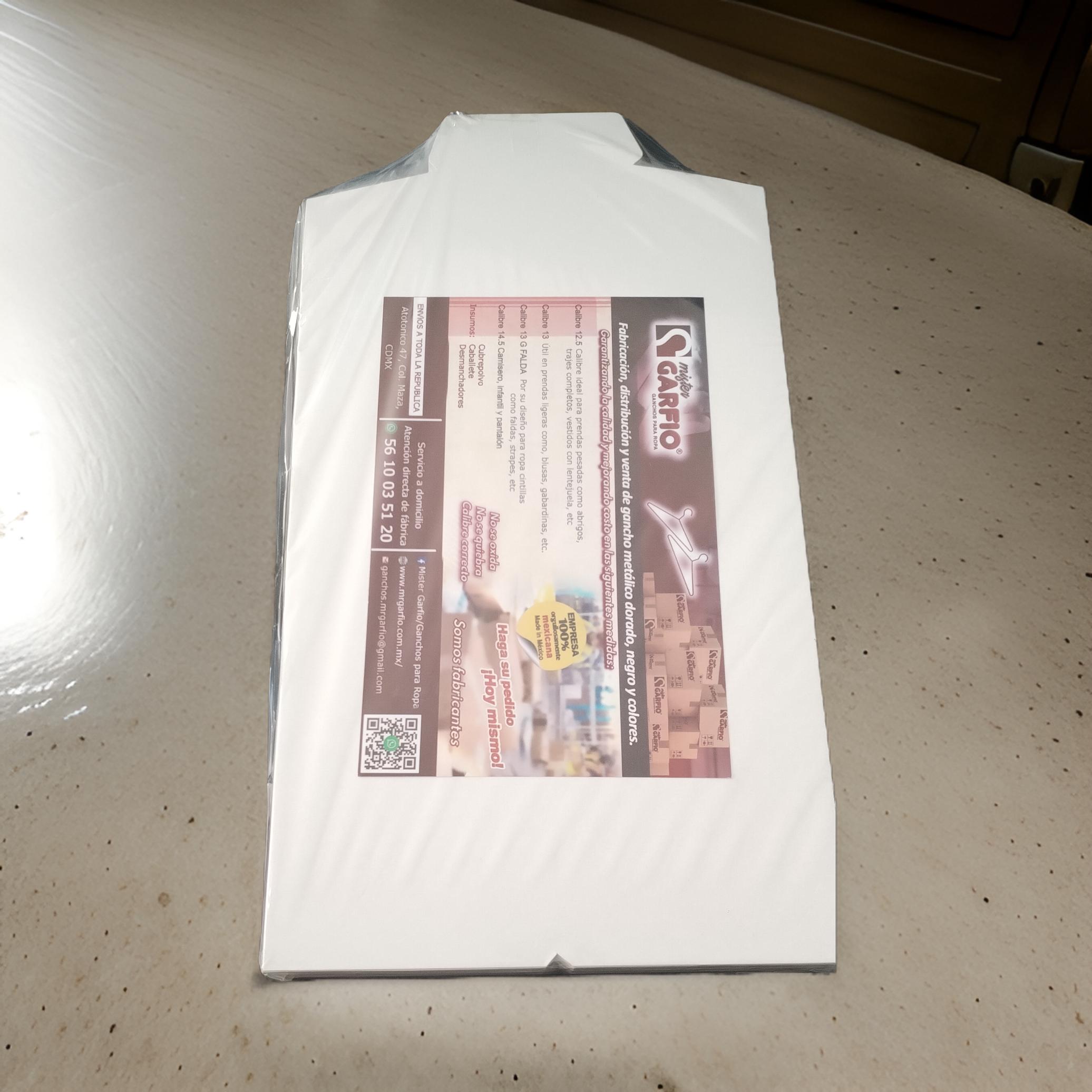 ALMA PARA CAMISA 21X39 100 PZAS- I02-01