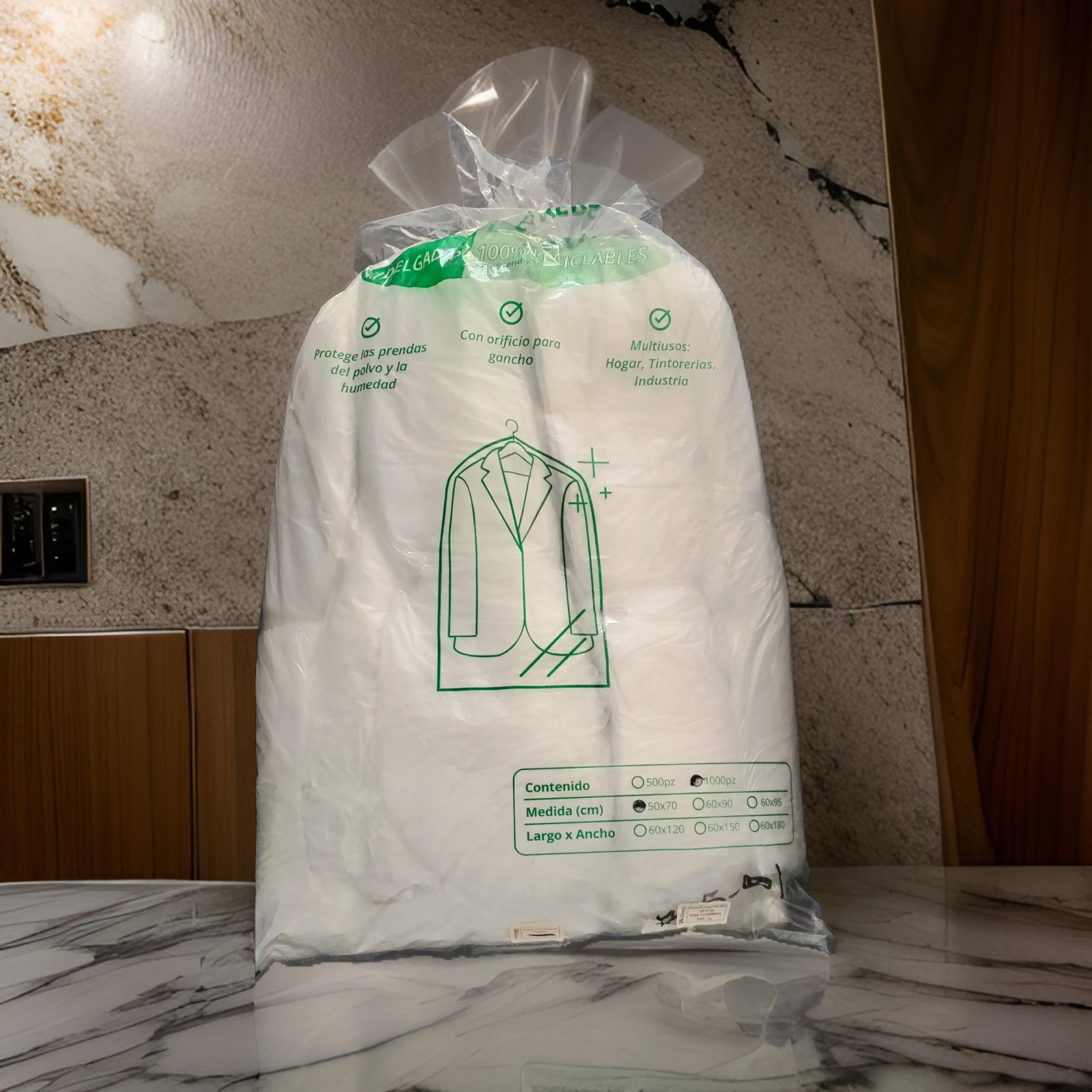 BOLSA CUBRE POLVO P-PANTALON 50X70 PAQ. 1000 P.