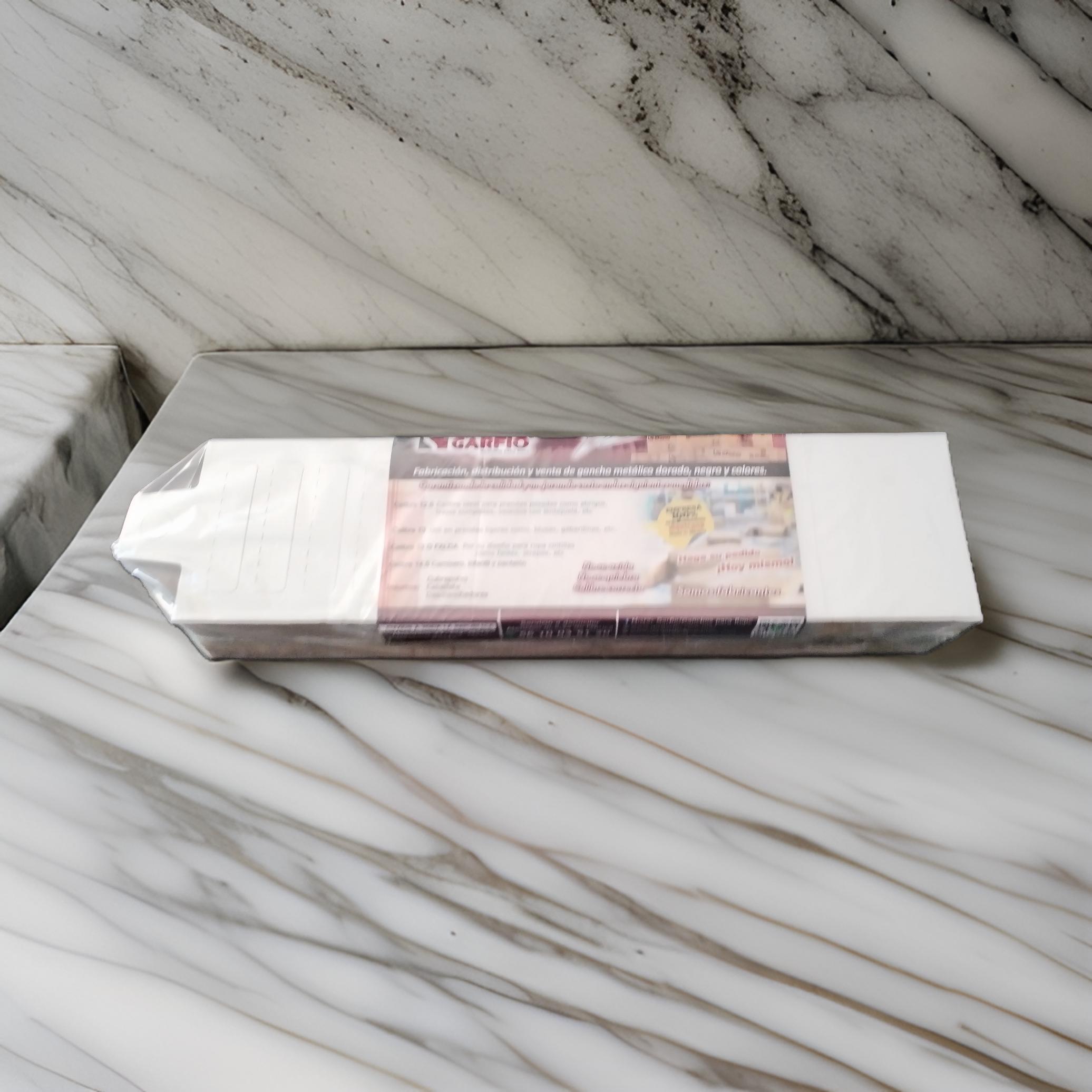 CARTON BLANCO PARA CORBATA 100 PZAS. I08-01