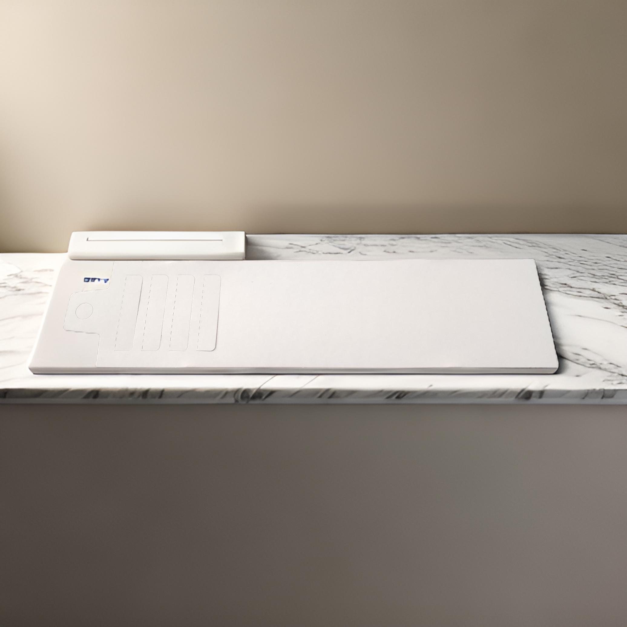 CARTON BLANCO PARA CORBATA PAQ. 100 P. I08-01