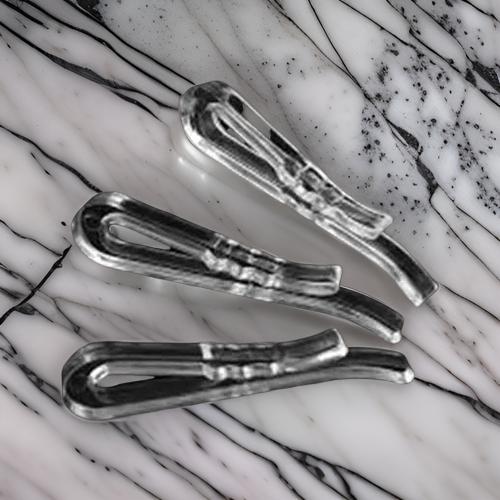 CLIP CRISTAL P-CAMISA TRANSP. 1000 P. I06-04