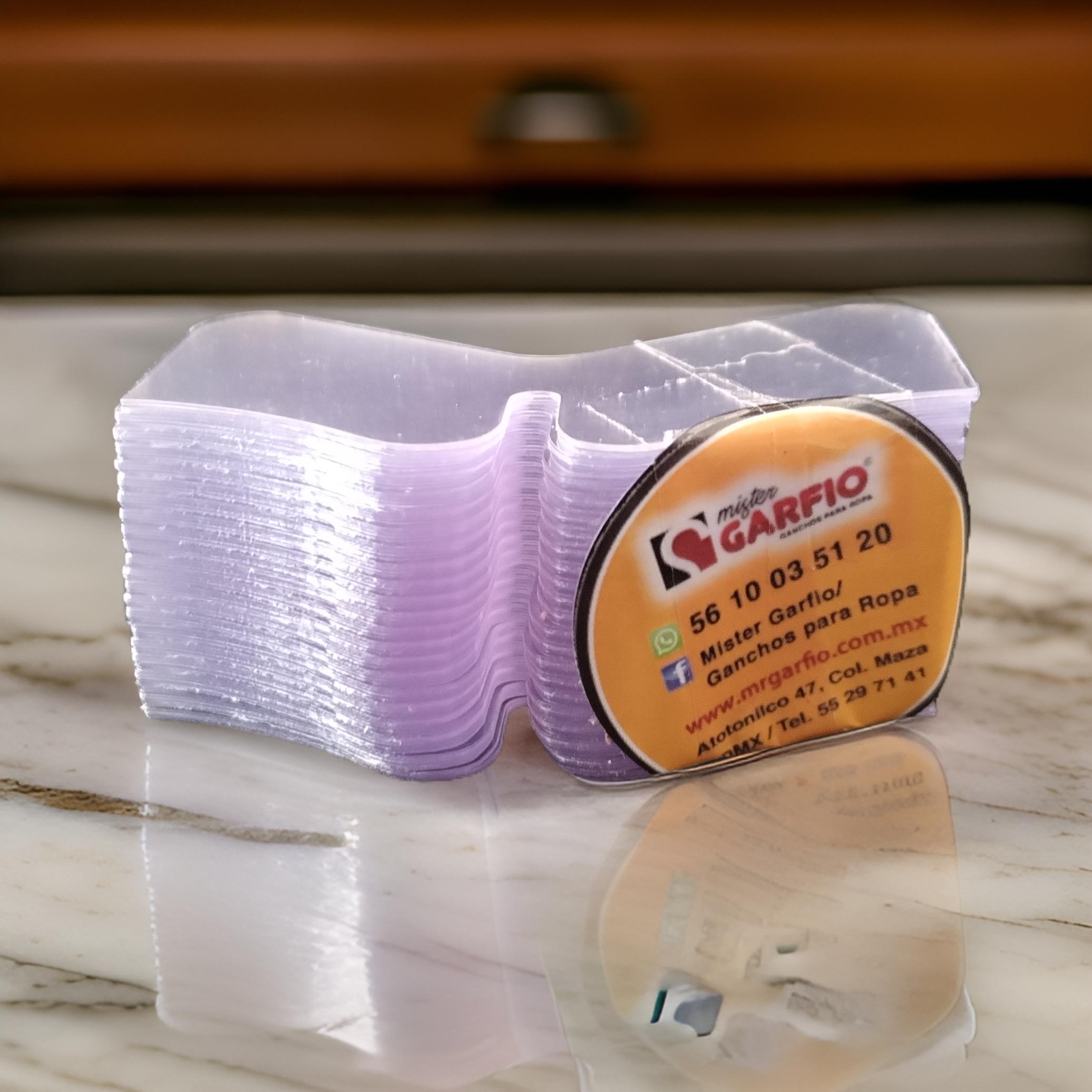 MOÑO DE PLASTICO P-CAMISA 100 PIEZAS I15-02 (2)