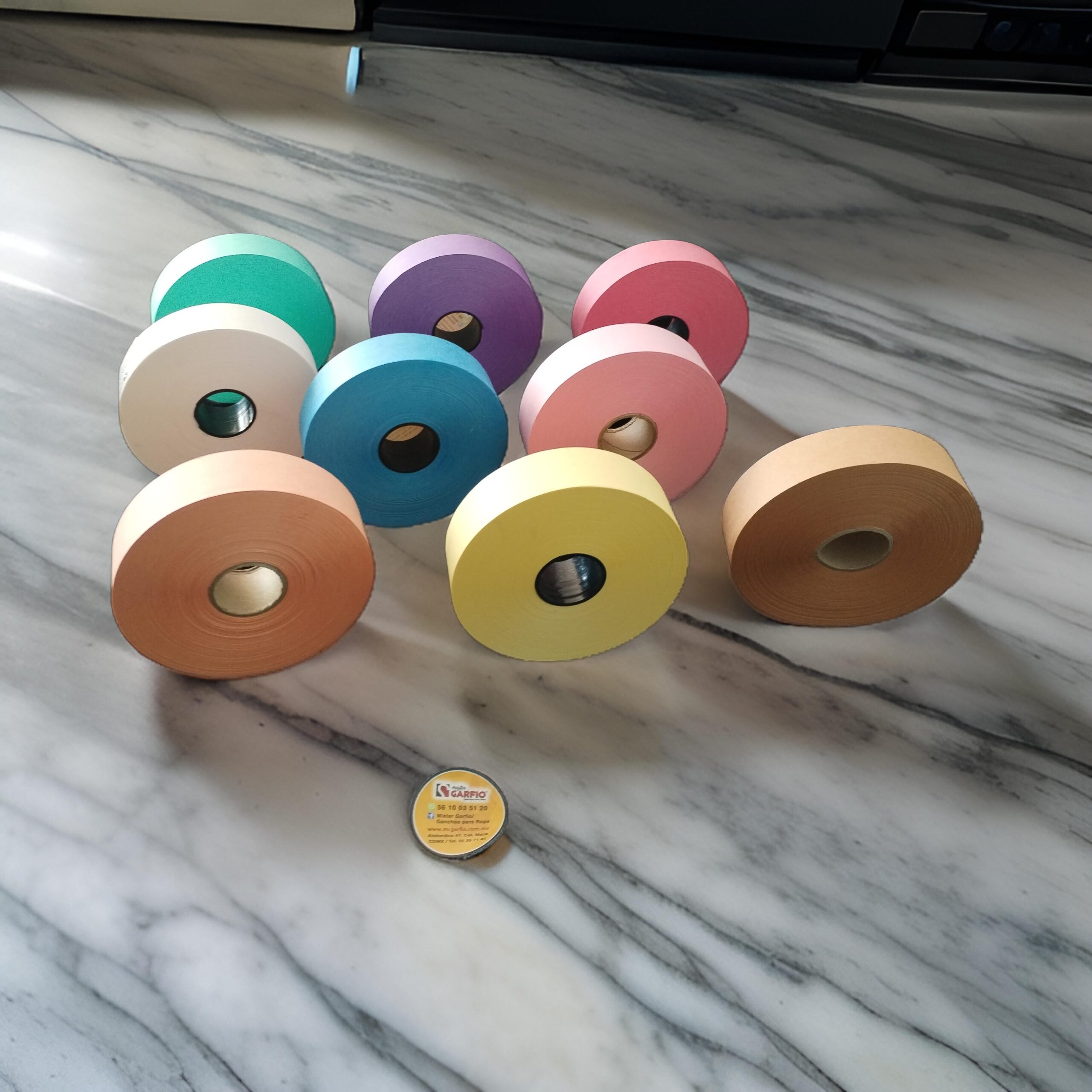 PERMA FIBRA ROLLOS DE 1 PULG. VARIOS COLORES